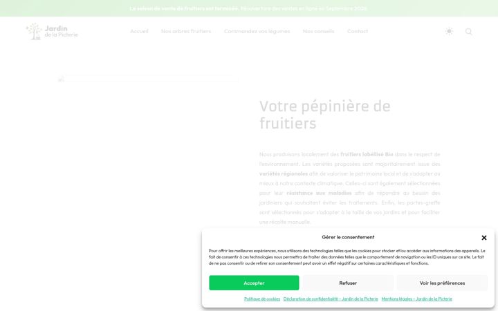 Screenshot of jardindelapicterie.fr