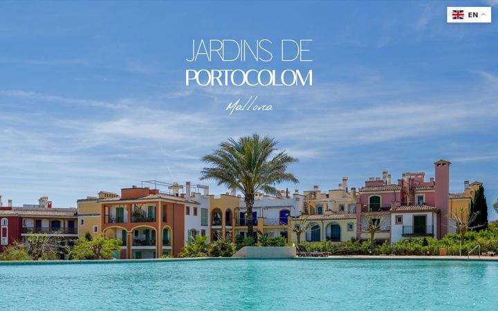 Screenshot of jardindeportocolom.com