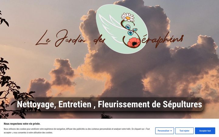 Screenshot of jardindeseraphins.fr