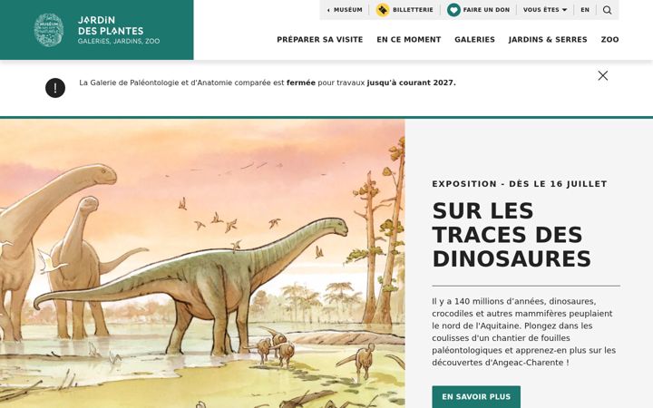 Screenshot von jardindesplantesdeparis.fr
