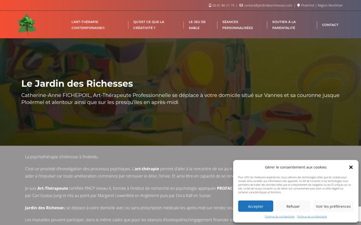 Screenshot of jardindesrichesses.com