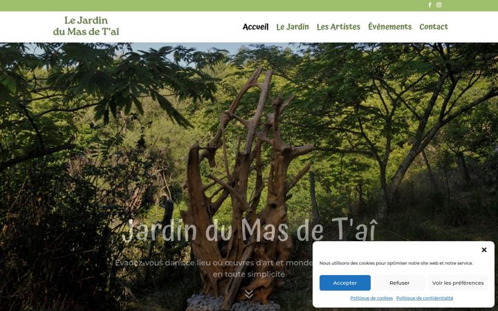 Screenshot of jardindumasdetai.com