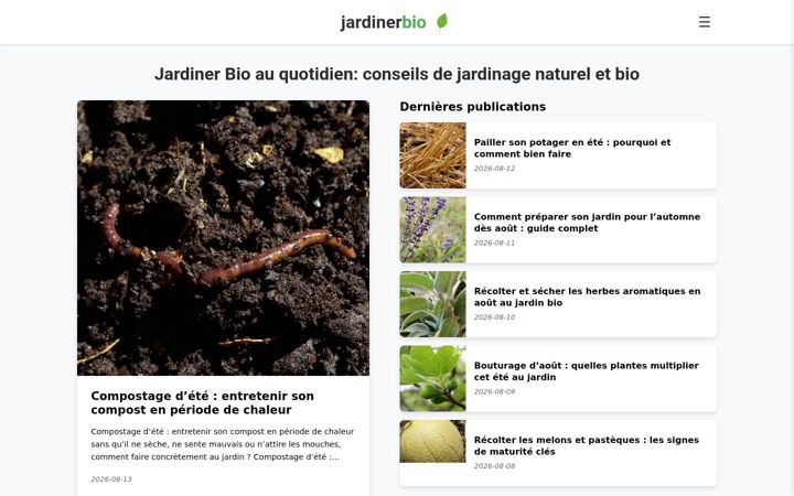 Screenshot of jardinerbio.com