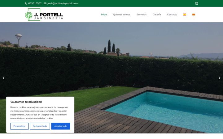 Screenshot of jardineriaportell.com