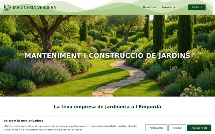 Screenshot of jardineriaverdera.com