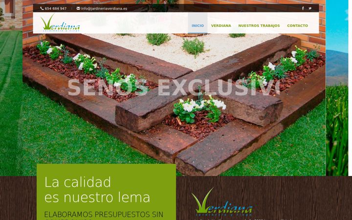 Screenshot of jardineriaverdiana.es