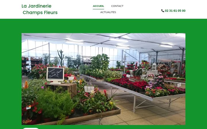 Screenshot of jardinerie-champsfleurs.com