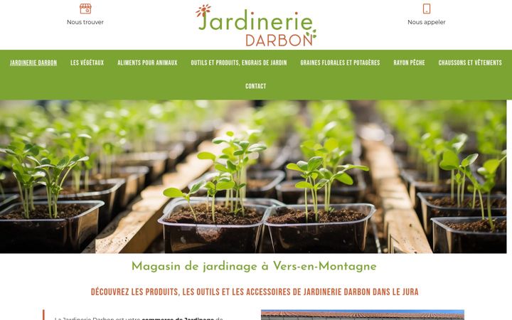 Screenshot of jardinerie-darbon.fr