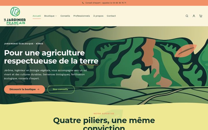 Screenshot of jardinerie-ecologique.fr