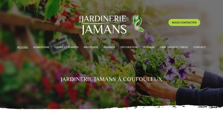 Screenshot of jardinerie-jamans.fr