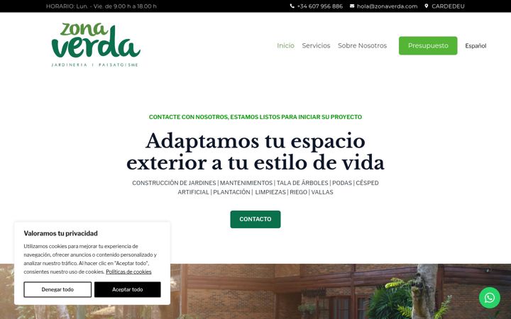 Screenshot of jardinerscardedeu.com