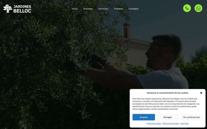 Screenshot of jardinesbelloc.com