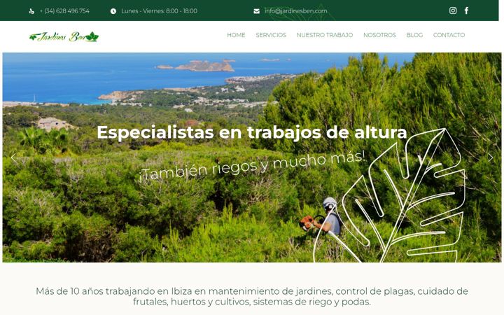 Screenshot of jardinesben.com