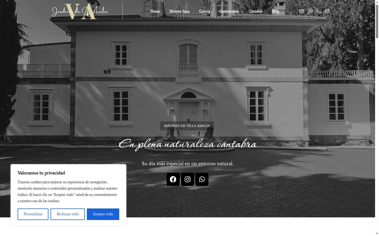 Screenshot του banner συγκατάθεσης που εμφανίστηκε πριν από οποιαδήποτε αλληλεπίδραση