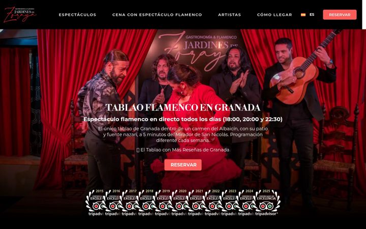 Screenshot of jardinesdezoraya.com