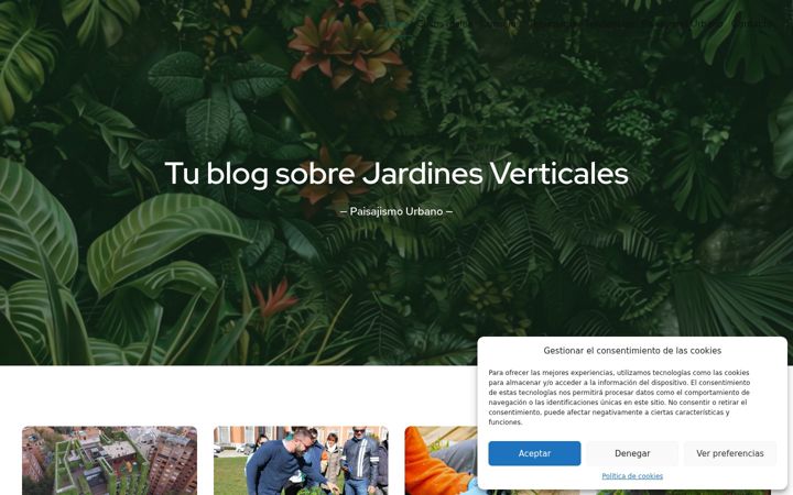 Screenshot of jardinesverticales.es