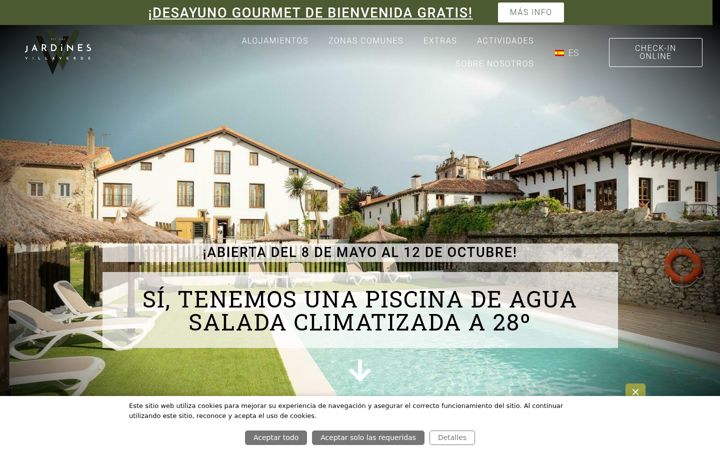 Screenshot of jardinesvillaverde.com