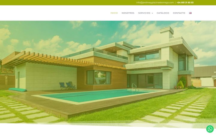 Screenshot of jardinesypiscinasborrego.com
