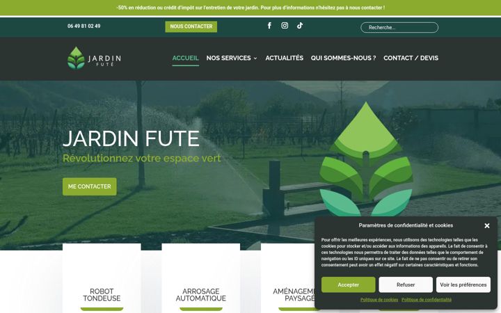 Screenshot of jardinfute.fr