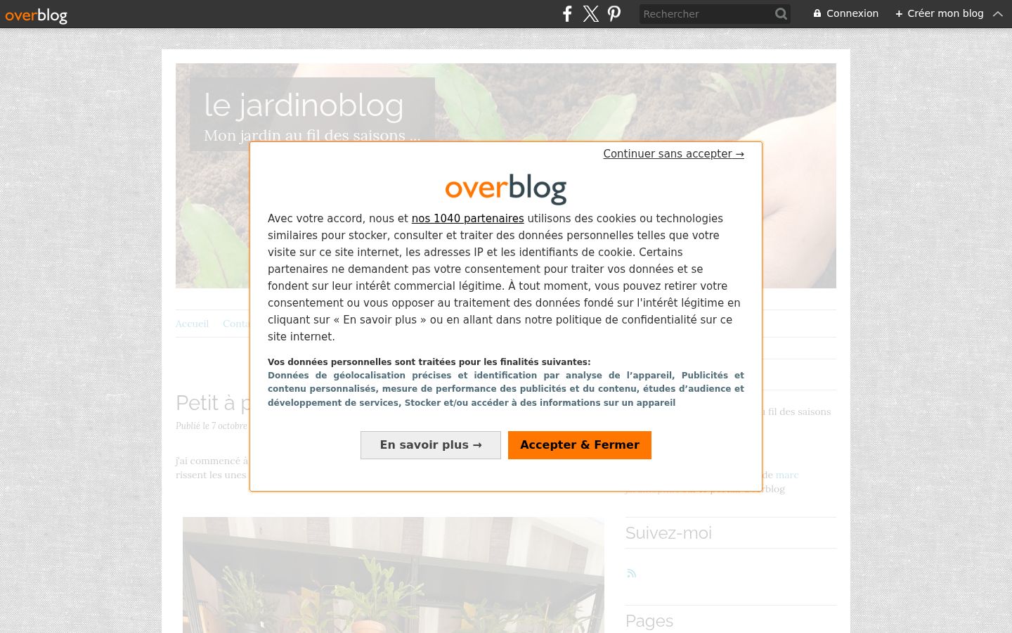 Screenshot van de toestemmingsbanner zoals getoond vóór enige interactie