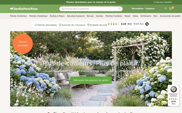 Screenshot ta' jardinpourvous.com