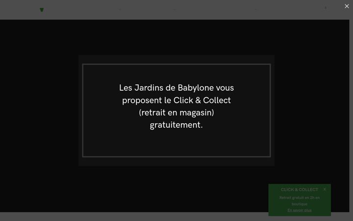 Screenshot of jardins-de-babylone.com