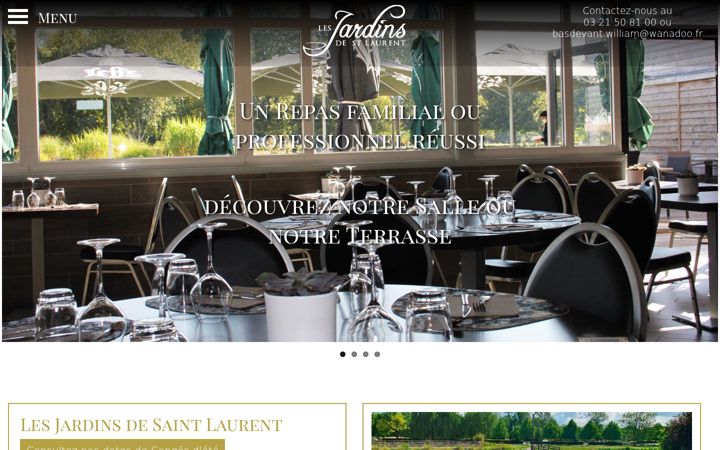 Screenshot of jardins-de-saint-laurent.com