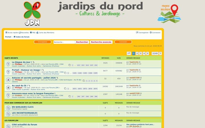 Screenshot of jardins-du-nord.fr