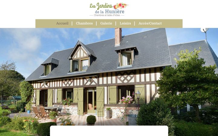 Screenshot of jardins-huniere.fr