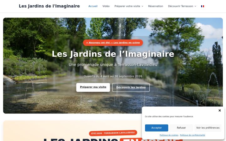 Screenshot of jardins-imaginaire.com