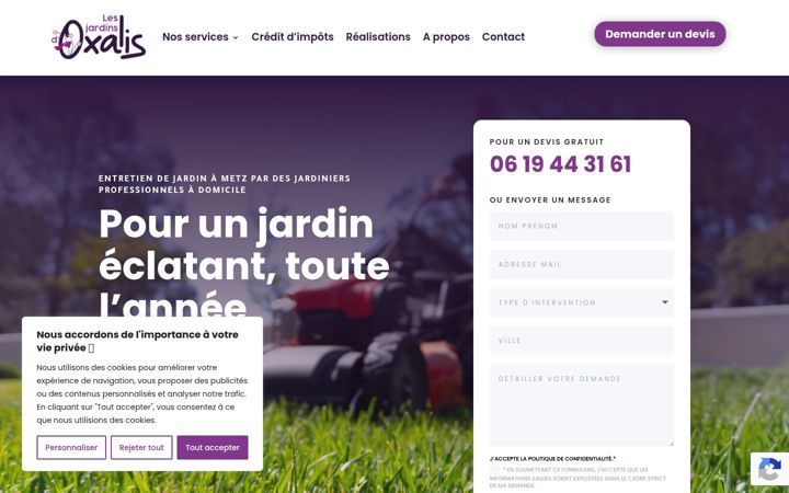 Screenshot of jardins-oxalis.fr