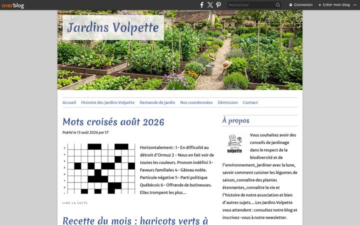 Screenshot of jardins-volpette.net