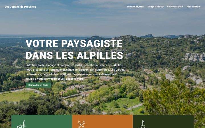 Screenshot of jardinsdeprovence.fr