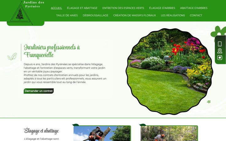 Screenshot of jardinsdespyrenees.fr