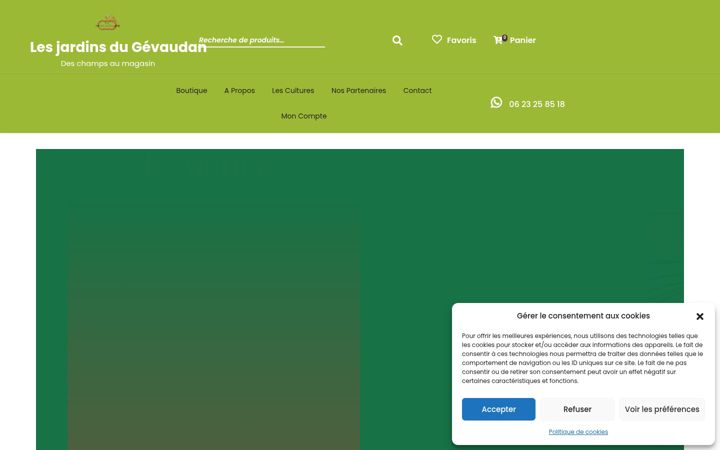 Screenshot of jardinsdugevaudan.fr