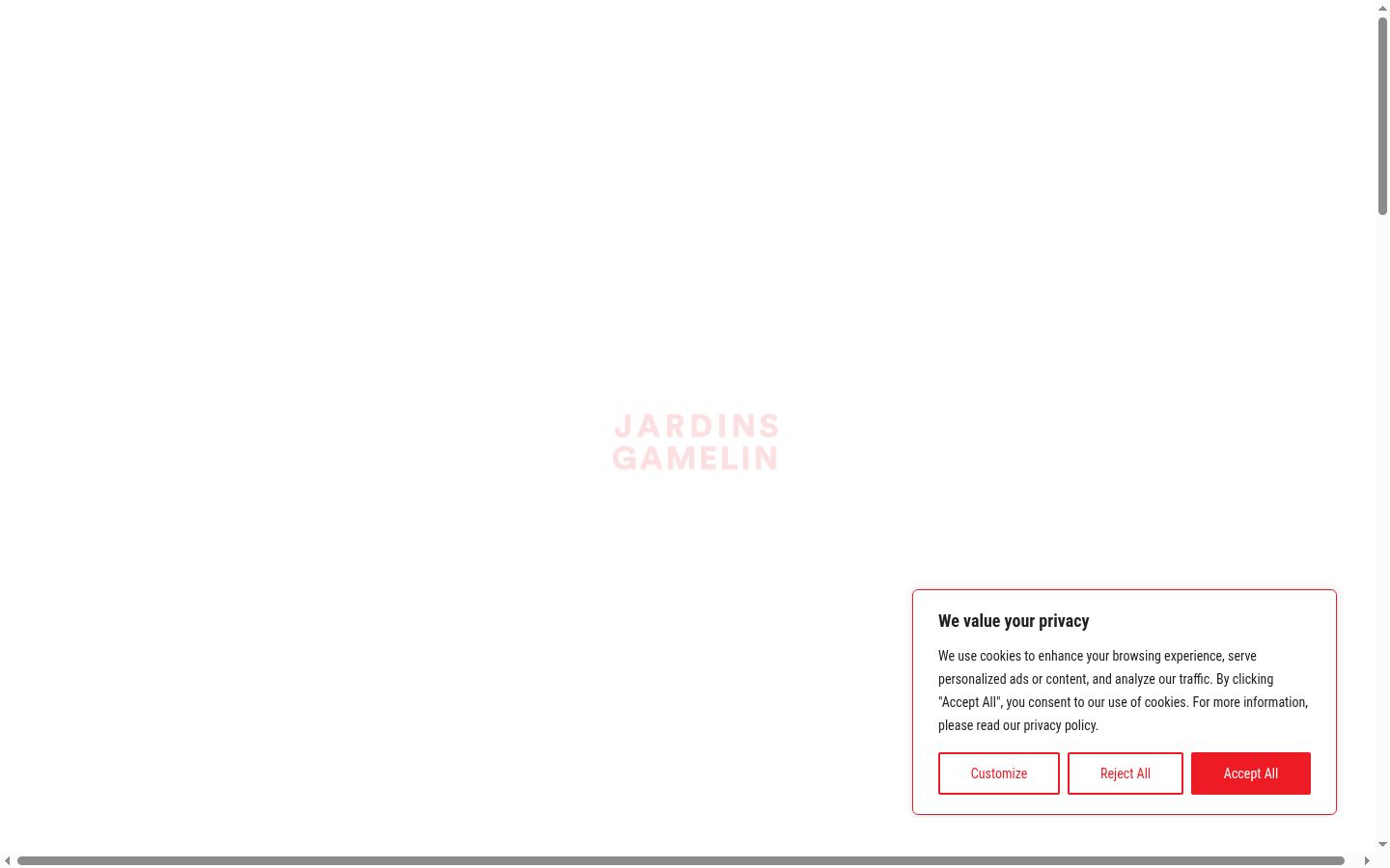 Screenshot des Einwilligungsbanners vor jeglicher Interaktion