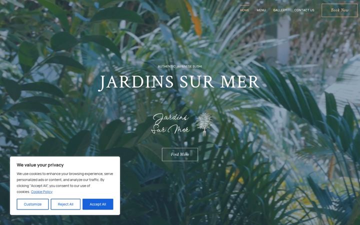 Screenshot of jardinsurmer.com