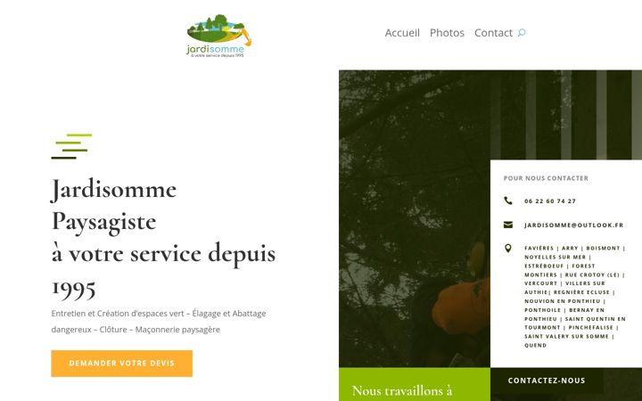 Screenshot of jardisomme.fr