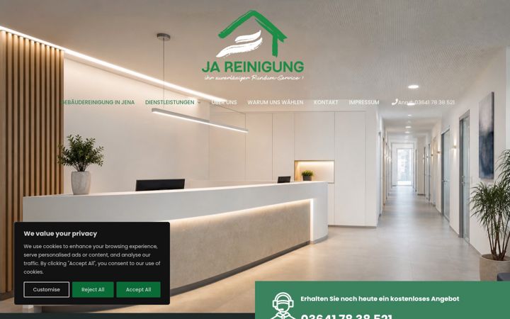 Screenshot of jareinigung.de