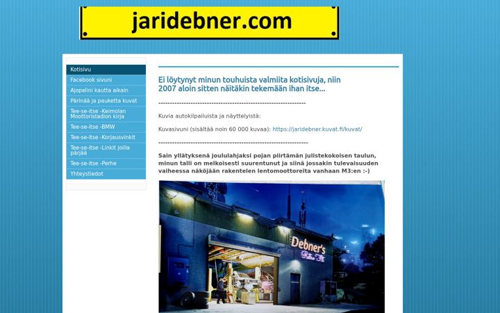 Screenshot of jaridebner.com