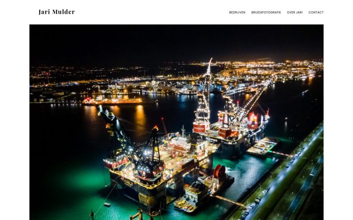 Screenshot von jarimulder.com