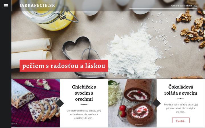 Screenshot of jarkapecie.sk