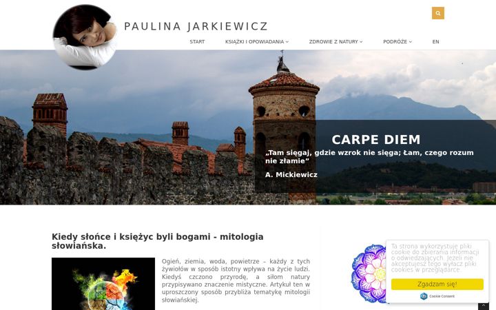 Screenshot of jarkiewicz.eu