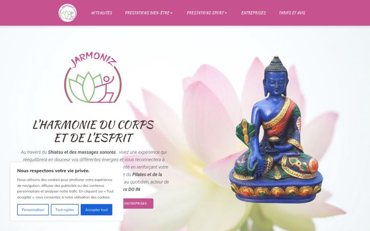 Screenshot of jarmoniz.fr