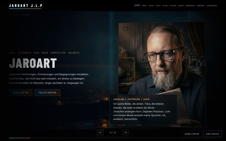Screenshot of jaroart.de
