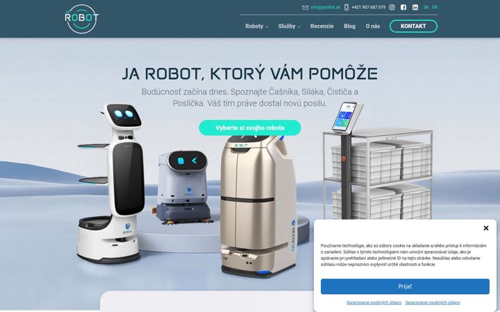 Screenshot of jarobot.sk