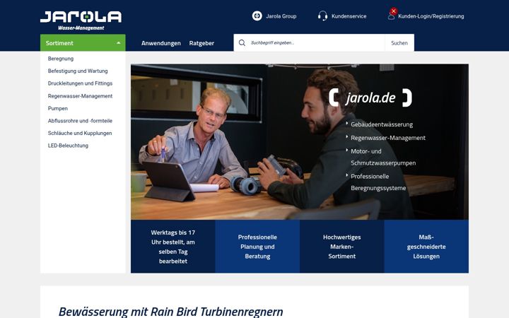Screenshot of jarola.de