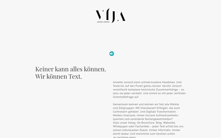 Screenshot of jaroschjarosch.de