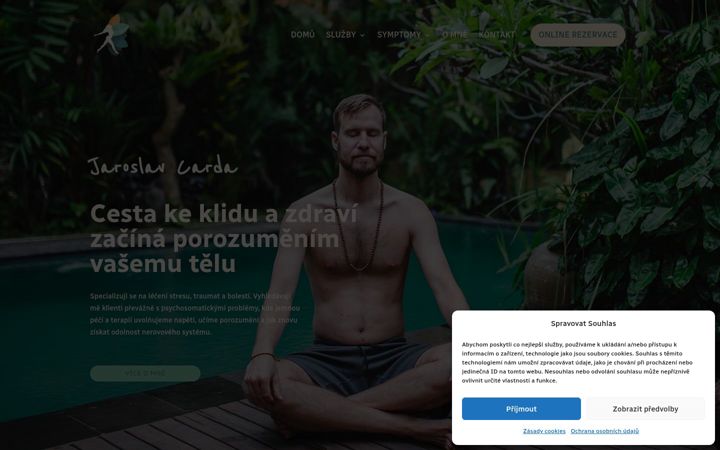 Screenshot of jaroslavcarda.cz