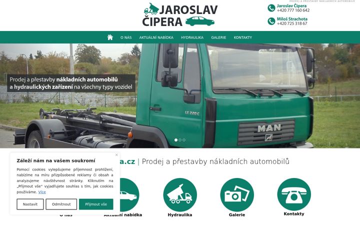 Screenshot of jaroslavcipera.cz
